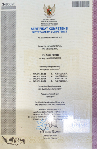 BNSP Front Office
