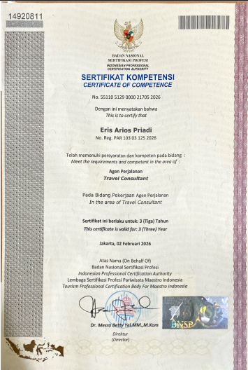 BNSP Travel Consultant
