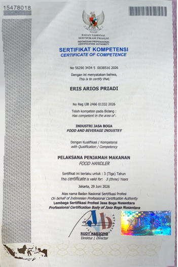 BNSP Food Handler