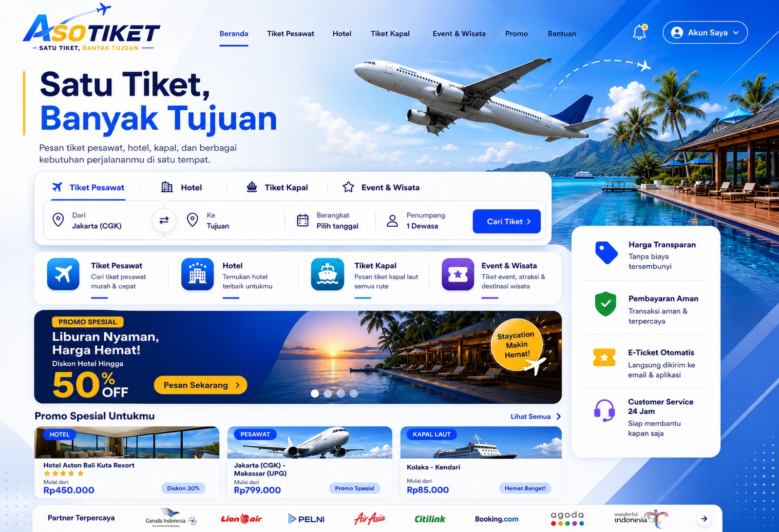 AsoTiket – Reservasi Tiket